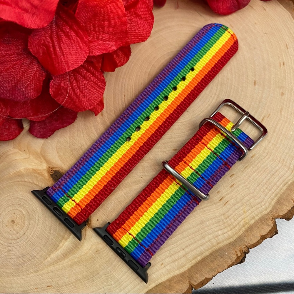 đRainbow Nylon Watchband for Apple Watch - Picture 12 of 15